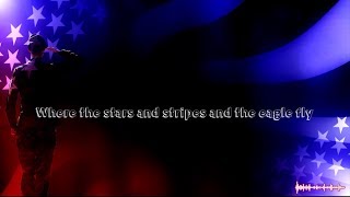 Where The Stars And Stripes And Eagle Fly - Aaron Tippin (Lyric Video)