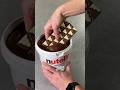 Nutella Bucket And Cadbury Dairy Milk Chocolate ASMR Shorts