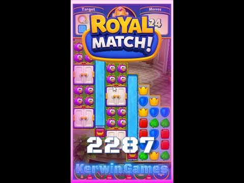 Royal Match Level 2287 - No Boosters Gameplay
