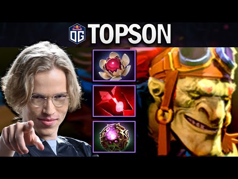 OG.TOPSON BATRIDER WITH 1000 XPM - DOTA 2 7.28 GAMEPLAY
