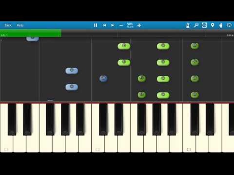 Nicky Jam ft. De La Ghetto - Si Tu No Estas - Piano Tutorial - Synthesia - Como Tocar