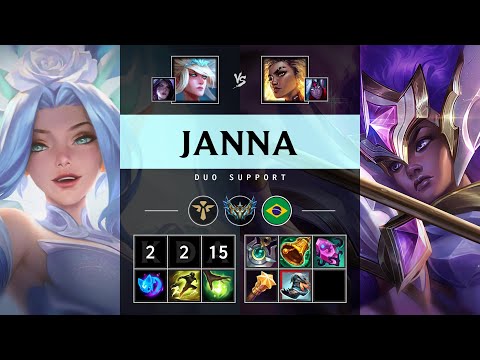 Janna Support vs Rell - BR Challenger Patch 25.17