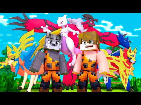 Minecraft : Primitivo Pokémon #13 - O FIM DO POKÉMON LENDÁRIO MEWTWO CHEGOU MAIS CEDO!!