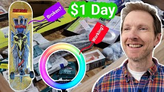 $1 DAY Bin Store Selling Walmart & Amazon Returns – Was It Good?