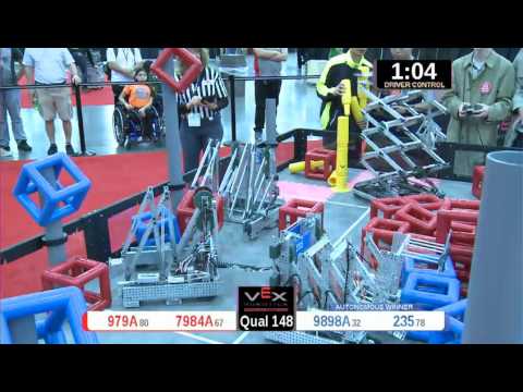 2015 VRC Engr Q148 - 979A 7984A vs 9898A 235 - 43 to 66 - VEX Worlds 2015 - Engineering Division