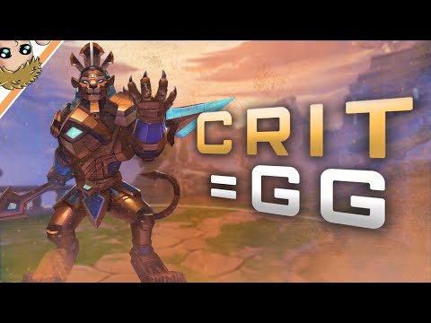 CRIT IS NUTS THIS SEASON! Anhur ADC - SMITE Season 8