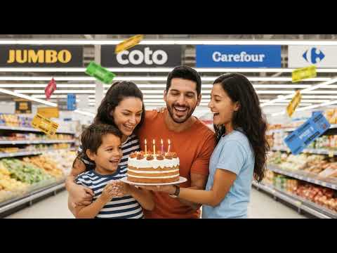 Supermercados premian tu cumpleaños con torta gratis y hasta 40% de descuento