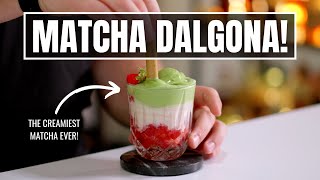 MATCHA DALGONA: You need to try this (with everything)!