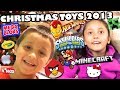 Christmas 2013 Toy Haul! Minecraft, Hello Kitty, Mega Bloks +More