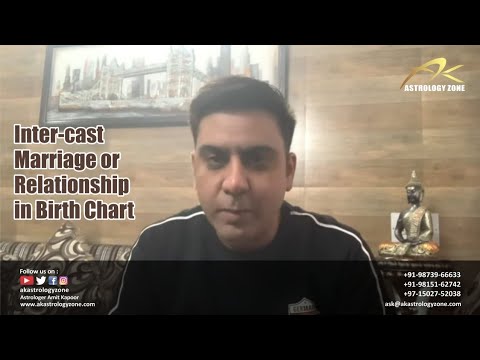 Inter-cast Marriage Or Relationship In Birth Chart | Astrology With AMIT KAPOOR