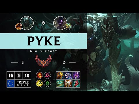 Pyke Support vs Alistar - EUW Grandmaster Patch 14.13