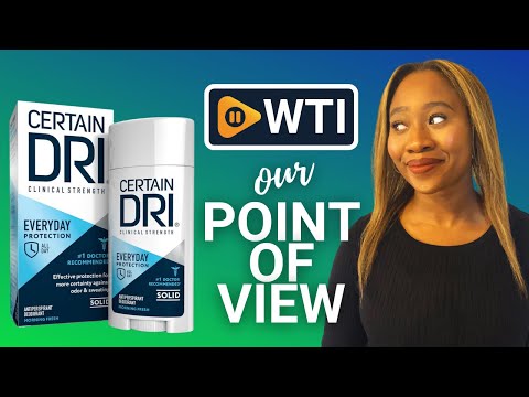 Certain Dri Solid Deodorant - WTI product video review