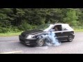 H22 Civic Mega Burnout