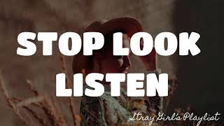 STOP LOOK LISTEN - MICHAEL MCDONALD &amp; TONI BRAXTON |LYRICS