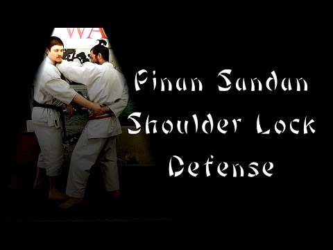 Waza Wednesday 3/9/16 - Pinan Sandan Shoulder Lock Defense