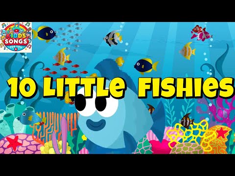 10 Little Fishies vs. Shark  New Version| Super Simple Kids Songs for You