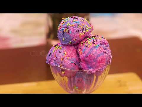 Cotton Candy Ice Cream | Ice Cream Recipes | घर पर बनाए मार्केट स्टाइल cotton candy icecream