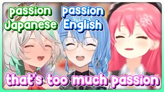 Suisei and Cecilia Showing Off Each Other’s Passion English and Japanese Is So Hilarious!!!