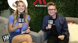 Tyler Oakley Talks Marriage & The Election In 'Binge Vs Snervous’ Game! (VIDCON 2016)