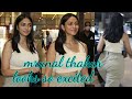 H0TTIE Mrunal Thakur Looks So Excited As She Arrives Back In Mumbai For Jersey Promotion