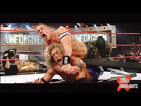 Edge vs John Cena - TLC Match WWE Unforgiven 2006 ❌Highlights❌
