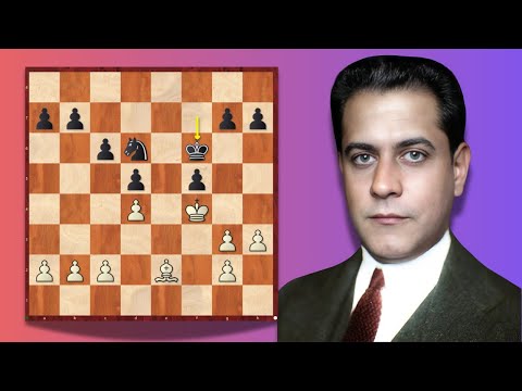 Bishop Beats Knight! | Capablanca's Best Endings #1 | Capablanca vs. Corzo (Havana, Cuba 1901)