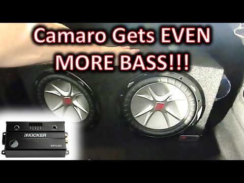 Camaro Subwoofer Kicker Keyloc Install