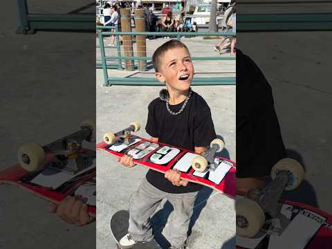 Starting em young 😈 #skateboarding #funny #nwm
