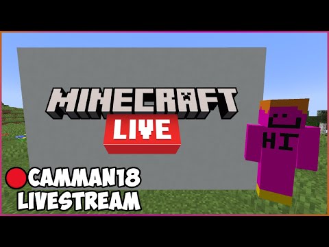 camman18 VODS - REACTING TO MINECRAFT LIVE 2022 camman18 Full Twitch VOD
