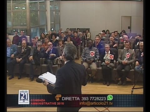 Articolo 21 di Lino Polimeni del 29 aprile 2016 Speciale Amministrative Cosenza RTC TELECALABRIA