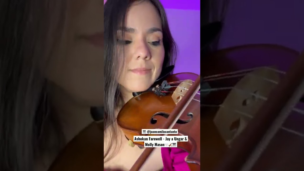 Ashokan Farewell🎹🎻💖 an amazing piece #violinista #colombiana #ashokanfarewell #ashokan