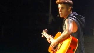 Fall Justin Bieber Believe Tour Live Adelaide 5.12.13