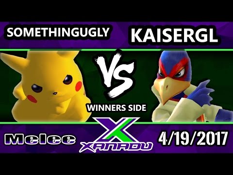 S@X 198 - SomethingUgly (Pikachu) Vs. KaiserGL (Falco) - SSBM Tournament - Smash Melee