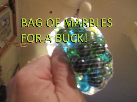 Holiday Gift Secret:  Bags Of Marbles For A Buck!