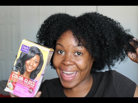 Dark and Lovely Color Gloss Hair Dye in Rich Black | Demo + Review