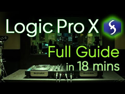 Logic Pro X - Tutorial for Beginners in 18 MINUTES!  [ How to use ]