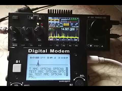 BG5ROJ digital modem - MCHF SDR on CW mode