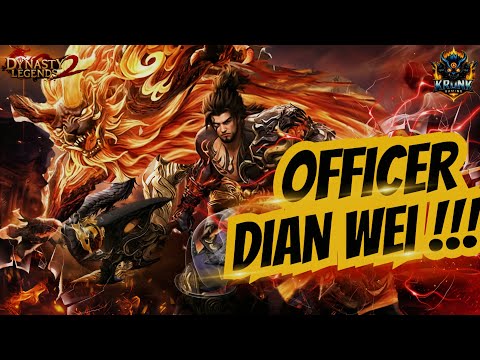 TUTORIAL COMBO HERO DIAN WEI IN ARENA FAIR PVP (1 VS 1 ) - DYNASTY LEGENDS 2