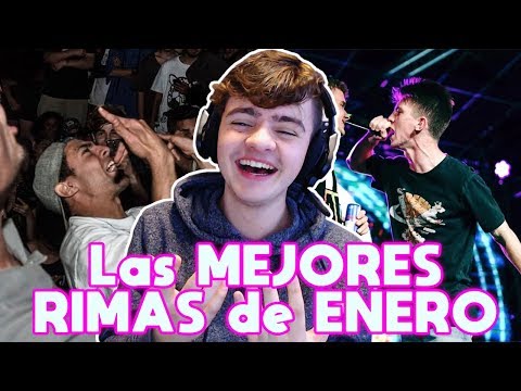 REACCIONO a LAS MEJORES RIMAS de ENERO🏆🎤 *muy ÉPICO*