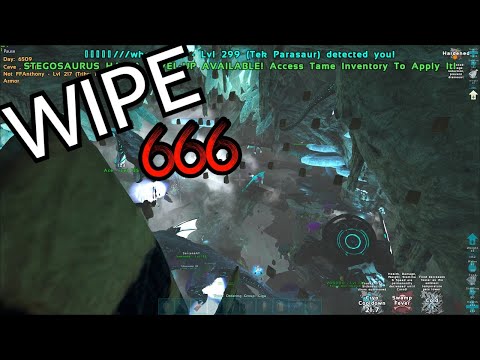 WIPE AND MEATRUN CARNO CAVE OF TRASHTALKER | Ark Official PvP 🍭