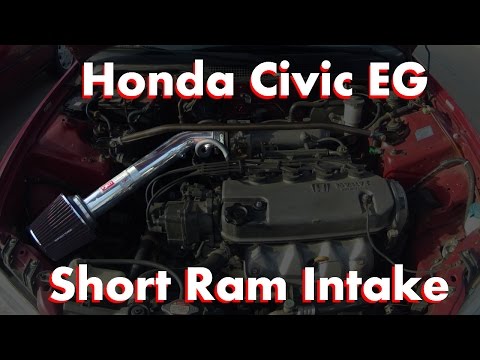 Honda Civic EG Hatch: Injen Short Ram Intake Install/Review