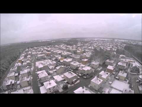 Łaskarzew z drona - DJI PHANTOM 2 - GoPro 4 Black- flight over Łaskarzew