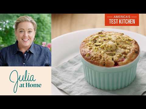 How to Make Pistachio-Raspberry Buckles | Julia At Home (S5 E8)