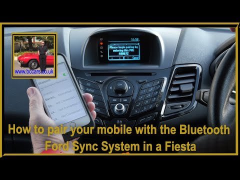 How to pair your mobile with the Bluetooth Ford Sync System in a Fiesta