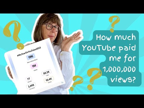 How much did YouTube pay me for 1 million views?