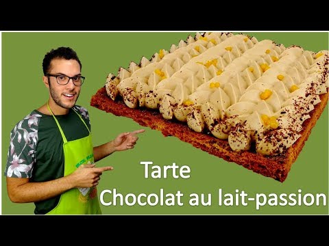 Recette Tarte chocolat passion