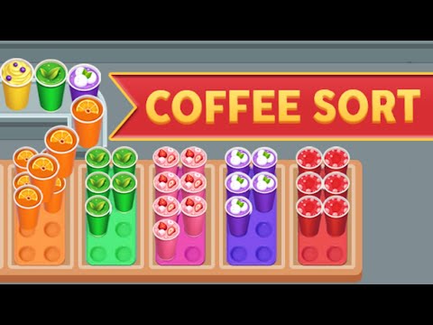 Coffee Sort: Mania Puzzle Game — Mobile Game | Gameplay Android - YouTube