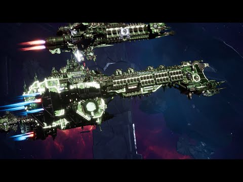 Skalgrim Mod - Invincible Reason - Dark Angels vs Necrons - Battlefleet Gothic Armada 2