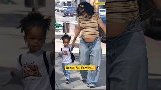 Rihanna and Asap Rocky with their kids in LA 🥰 #love #rihanna #youtubeshorts #fashion #fentybeauty