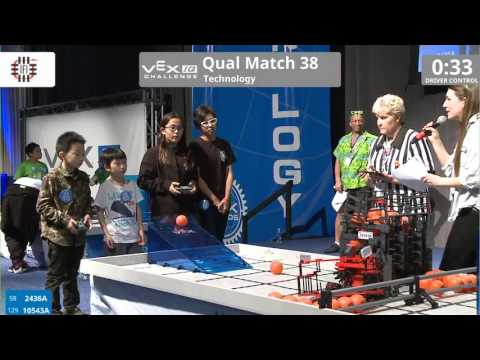 VEX Worlds 2016 - VEXIQ Elementary School - Technology - Qual 38 (2436A 10543A) 136